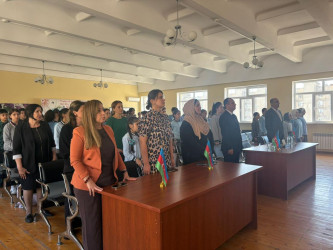 27 Sentyabr – Anım Günü ilə əlaqədar Suraxanı Rayon Heydər Əliyev Mərkəzində və rayonun bütün ümumtəhsil müəssisələrində tədbirlər keçirilib