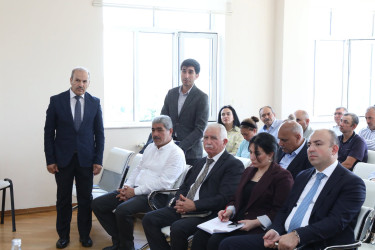 Suraxanı Rayon İcra Hakimiyyətinin başçısı Adil Əliyevin vətəndaşlarla növbəti səyyar görüşü sentyabrın 16-da Yeni Suraxanı qəsəbəsində yerləşən 101 saylı tam orta ümumtəhsil məktəbində keçirilib
