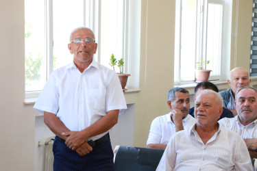 Suraxanı Rayon İcra Hakimiyyətinin başçısı Adil Əliyev avqust ayının 26-da  Hövsan qəsəbəsində növbəti səyyar görüş keçirib