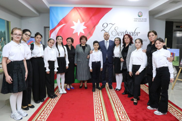 Suraxanı Rayon İcra Hakimiyyətinin təşkilatçılığı ilə 27 sentyabr Anım Günü münasibətilə tədbir keçirilib