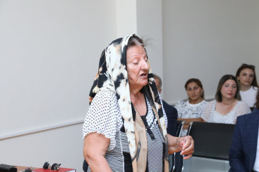 İyulun 15-də Suraxanı Rayon İcra Hakimiyyətinin başçısı Adil Əliyevin vətəndaşlarla növbəti səyyar görüşü Yeni Suraxanı qəsəbəsi, 85 nömrəli tam orta ümumtəhsil məktəbində keçirilib