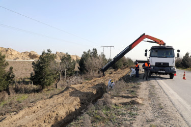 Suraxanı rayonunda aparılan abadlıq və təmir-bərpa işləri çərçivəsində rayonun bütün qəsəbələrində genişmiqyaslı tədbirlər həyata keçirilir