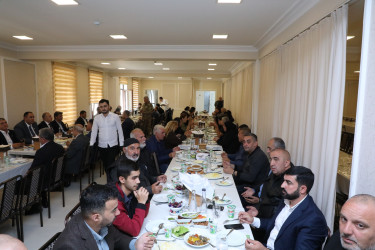 Fatimeyi-Zəhra məscidində 27 sentyabr – Anım günü ilə əlaqədar ehsan süfrəsi açılıb