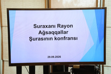 Sentyabrın 29-da Suraxanı Rayon Ağsaqqallar Şurasının konfransı keçirilib. Konfransda Rayon İcra Hakimiyyətinin başçısı Adil Əliyev, Azərbaycan Ağsaqqallar Şurasının sədr müavini Eldar İbrahimov və Aparat rəhbəri Ramin Həsənli, Rayon Ağsaqqallar Şurasının sədri Arif Babayev, rayon ağsaqqalları iştirak ediblər