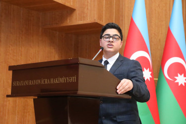 Suraxanıda “Heydər Əliyev və Azərbaycan tarixi” referat-yazı müsabiqəsinin rayon mərhələsinin yekunlarına həsr olunmuş elmi-praktik konfrans keçirilib
