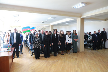 Martın 5-də Suraxanı Rayon İcra Hakimiyyətinin təşəbbüsü, Əmircan Bələdiyyəsində “Gender məsələləri və məişət zorakılığı ilə mübarizəyə dair komissiya”nın və A.Muradov adına 84 saylı tam orta ümumtəhsil məktəbinin birgə təşkilatçılığı ilə “Emosiyaların idarə edilməsi və aqressiyanın qarşısının alınması” adlı tədbir təşkil olunub