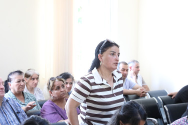 Suraxanı Rayon İcra Hakimiyyətinin başçısı Adil Əliyev avqust ayının 1-də növbəti səyyar görüş keçirib