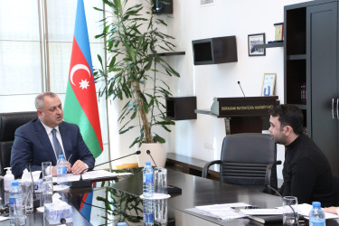 Aprelin 13-də Suraxanı Rayon İcra Hakimiyyətinin başçısı Adil Əliyev Rayon İcra Hakimiyyətində növbəti vətəndaş qəbulu keçirib