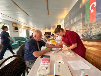 İyulun 5-də  Suraxanıda qanvermə aksiyası keçirilib