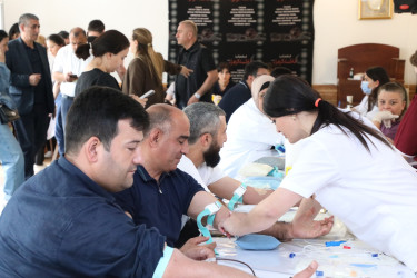 İyulun 5-də  Suraxanıda qanvermə aksiyası keçirilib