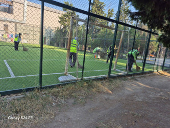 Suraxanı rayonunda iməcilik və abadlıq işləri davam edir