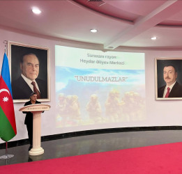 27 Sentyabr – Anım Günü ilə əlaqədar Suraxanı Rayon Heydər Əliyev Mərkəzində və rayonun bütün ümumtəhsil müəssisələrində tədbirlər keçirilib