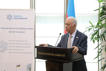 Suraxanı rayonunda Ağsaqqallar Şurasının hesabat konfransı keçirilib