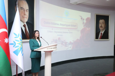 Suraxanı rayonunda “Qadın Gülərsə, Bəşəriyyət Gülər!” adlı tədbir keçirilib