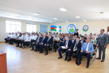 Suraxanı Rayon İcra Hakimiyyətinin başçısı Adil Əliyev avqust ayının 26-da  Hövsan qəsəbəsində növbəti səyyar görüş keçirib