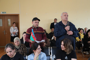 Oktyabrın 1-də Suraxanı Rayon İcra Hakimiyyətinin başçısı Adil Əliyev Qaraçuxur qəsəbə  sakinləri ilə növbəti  səyyar qəbul keçirib